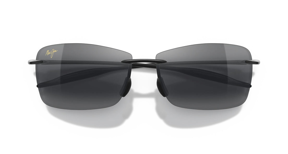 Maui Jim Lighthouse Sunglasses in Gloss Black with Neutral Grey lenses | Mondo Uomo Naples FL