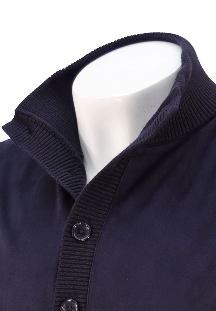 Stenstroms Alcantara Cardigan, Dark Navy