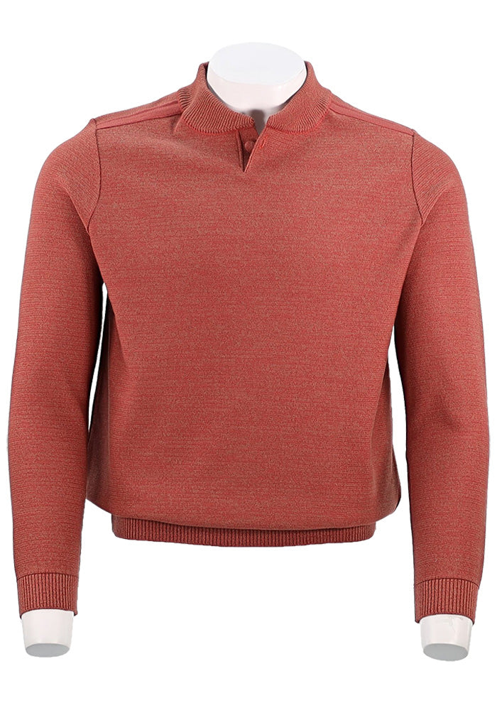 St. Croix Long Sleeve Pullover, MOCHA TWEED