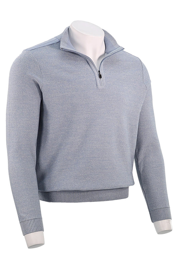 St. Croix Long Sleep Zip Mock, RIVIERA