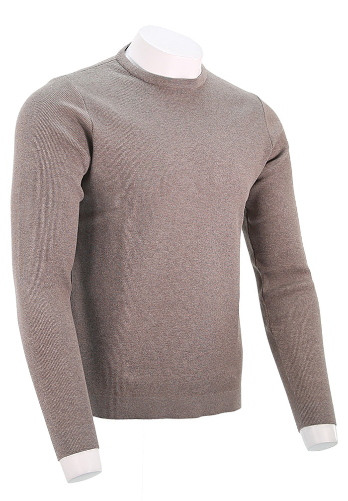 St. Croix Long Sleeve Crewneck, TAN MARL