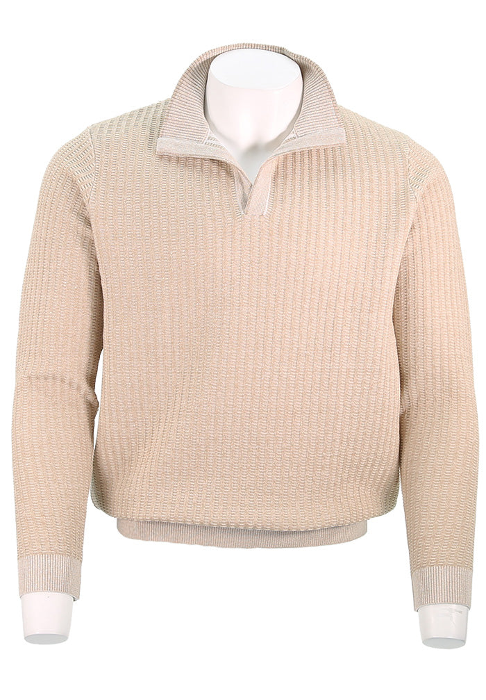 St. Croix Long Sleeve Open Neck, Hazelnut
