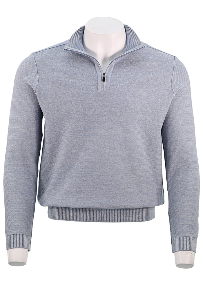 St. Croix Long Sleep Zip Mock, RIVIERA