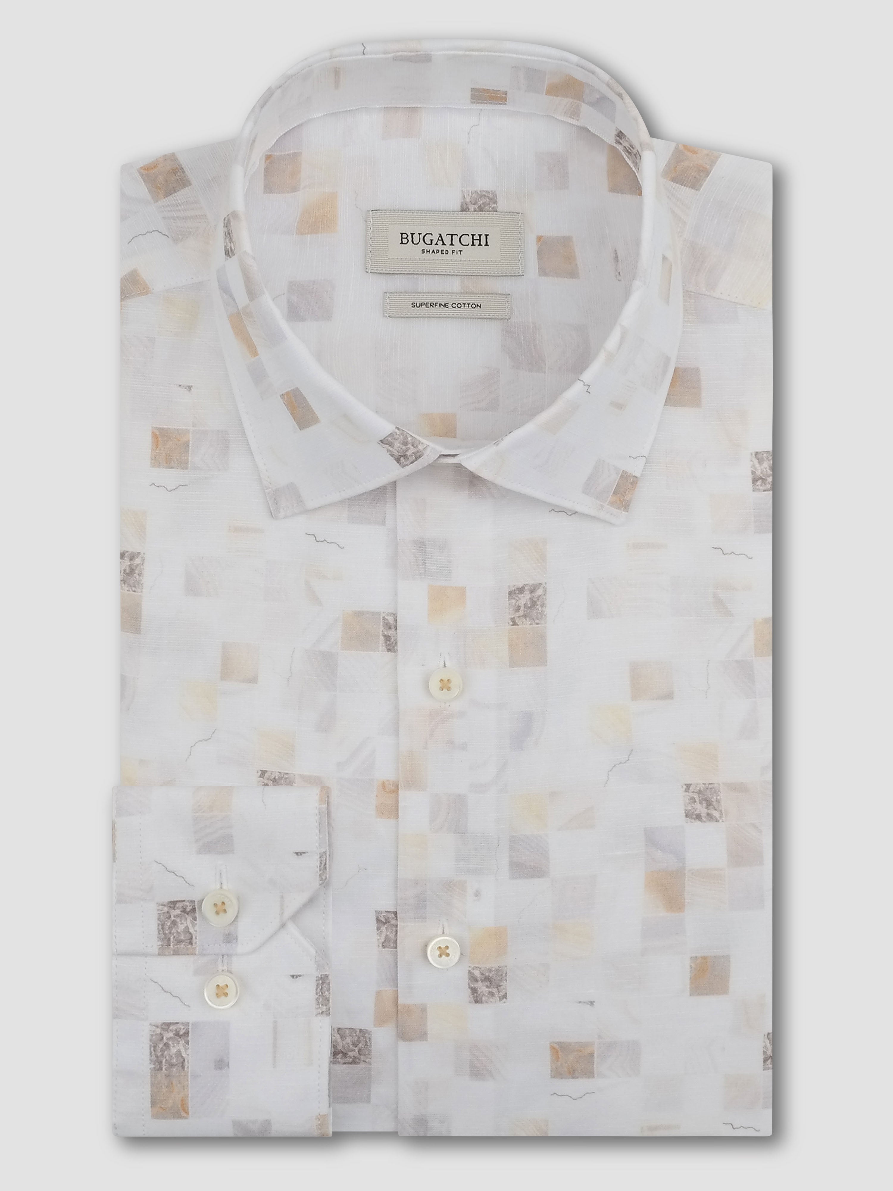Bugatchi L/S Axel Shirt, Desert