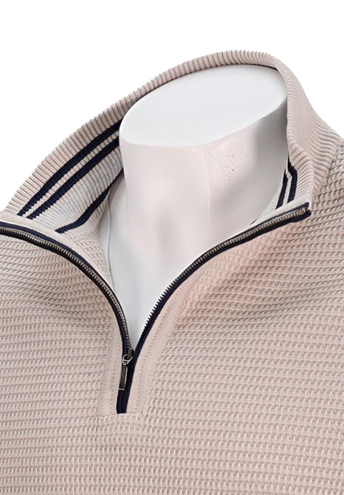 St. Croix Long Sleeve Zip Mock, SHELL