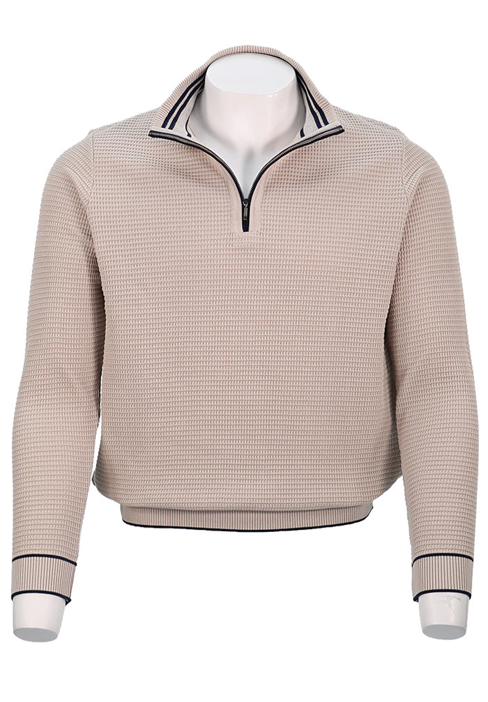 St. Croix Long Sleeve Zip Mock, SHELL