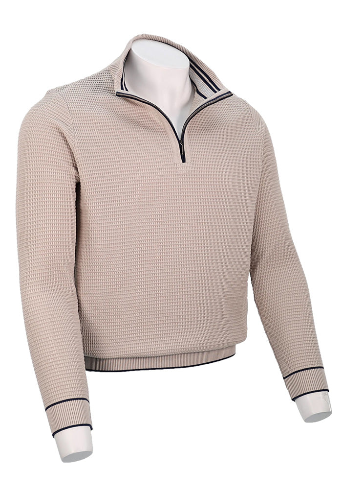 St. Croix Long Sleeve Zip Mock, SHELL