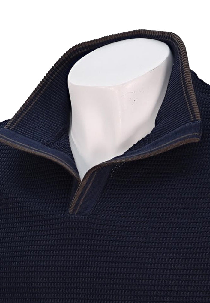 St. Croix Long Sleeve Open Mock, SEAPORT NAVY