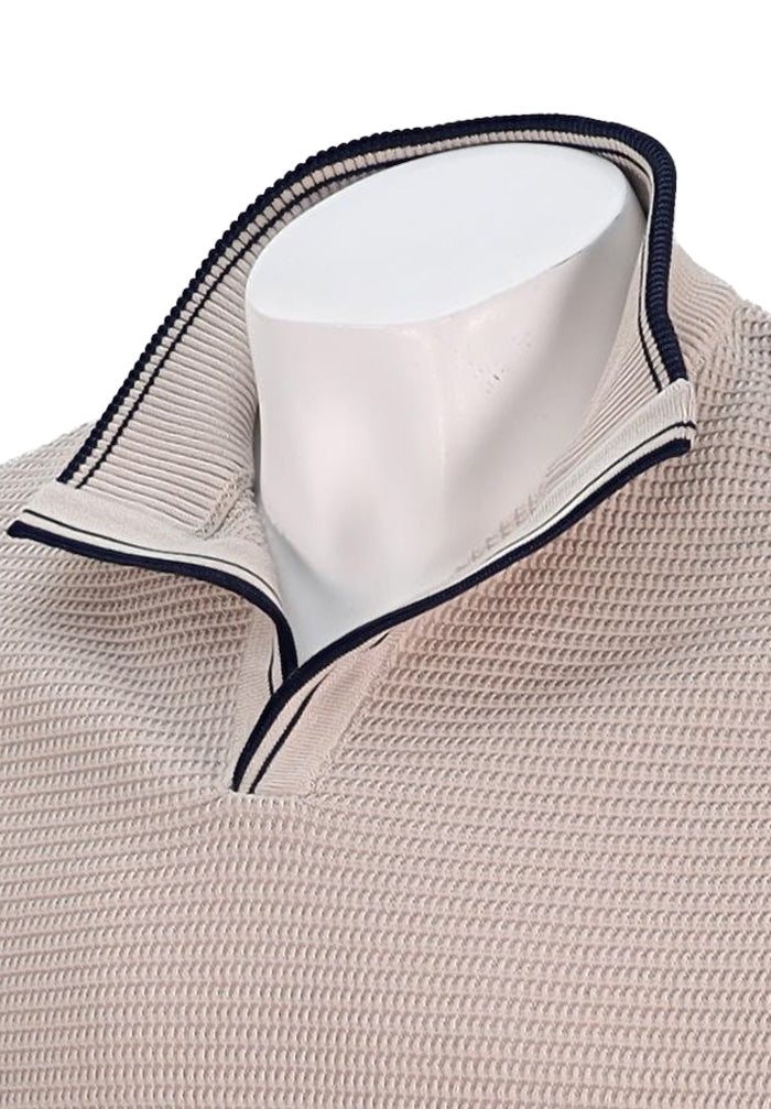 St. Croix Long Sleeve Open Mock, SHELL