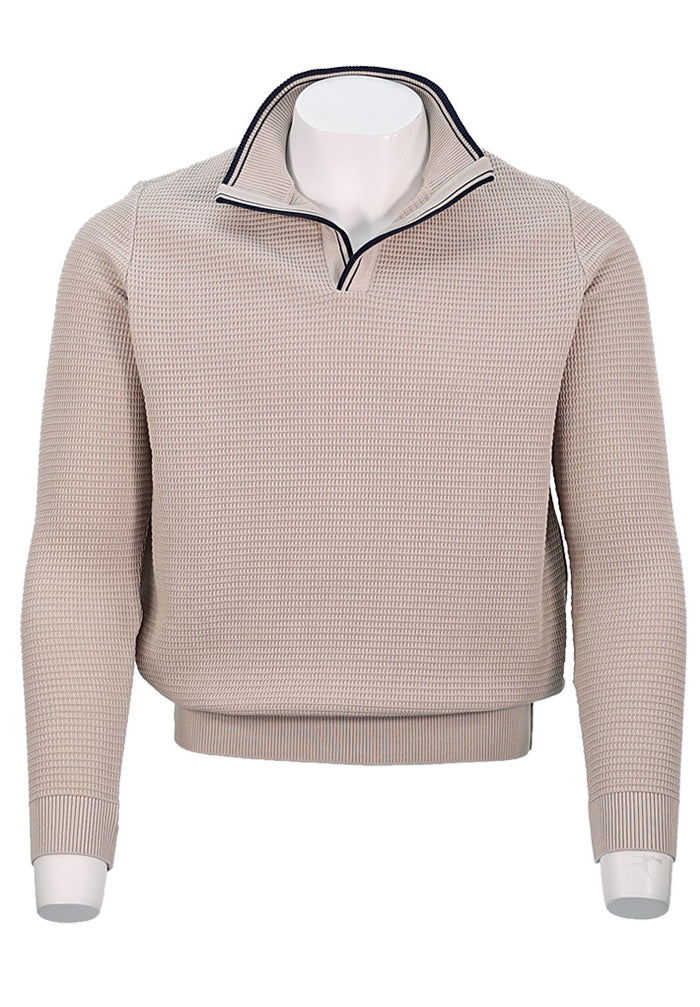 St. Croix Long Sleeve Open Mock, SHELL