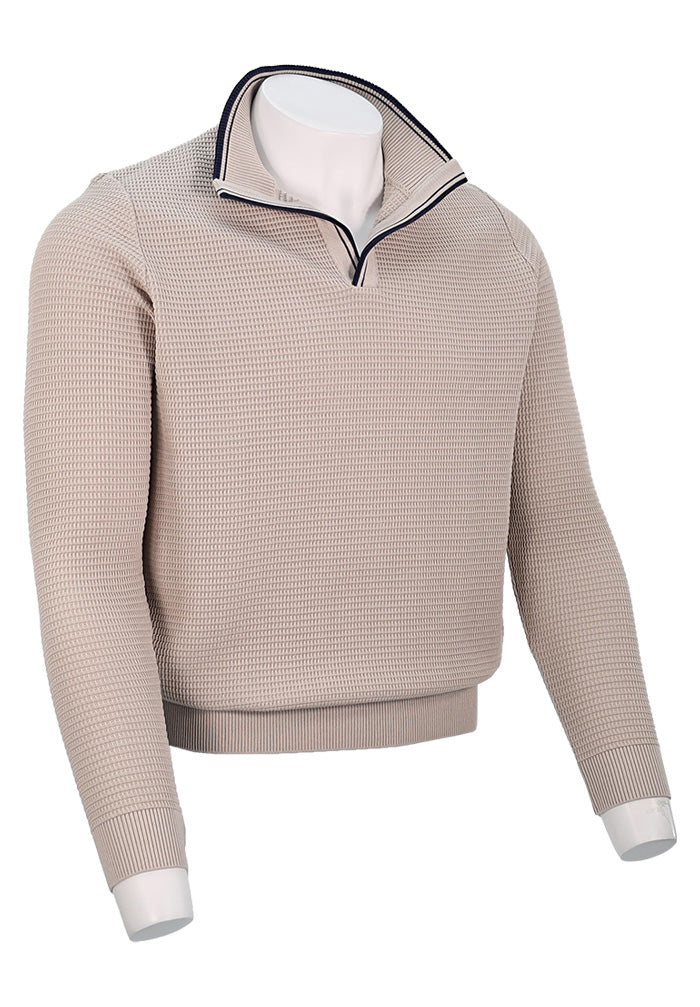 St. Croix Long Sleeve Open Mock, SHELL