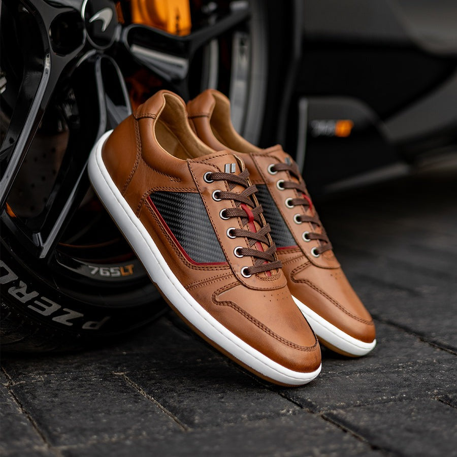 Piloti Compass Sneaker, Cognac