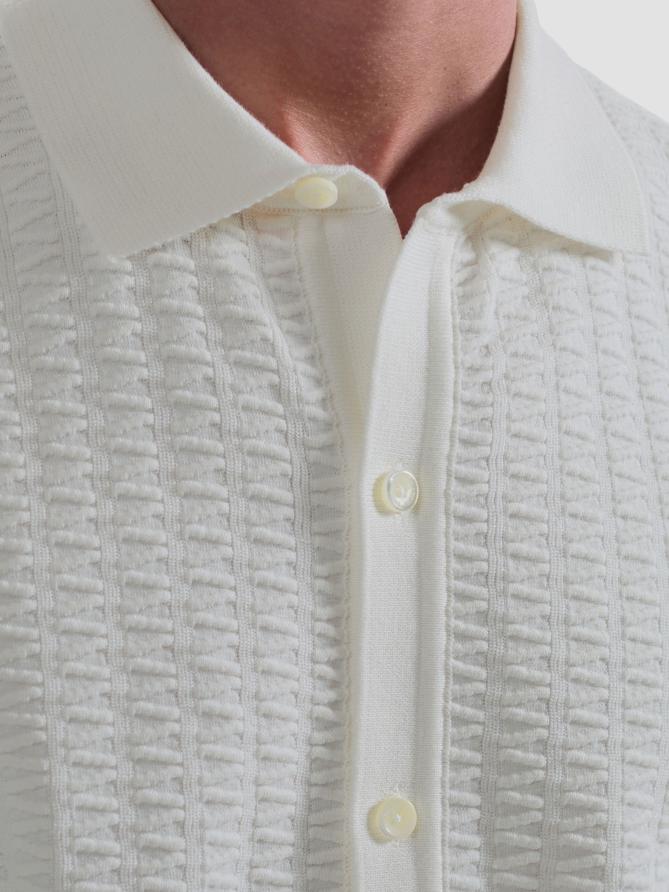 Bugatchi S/S Button Down Sweater