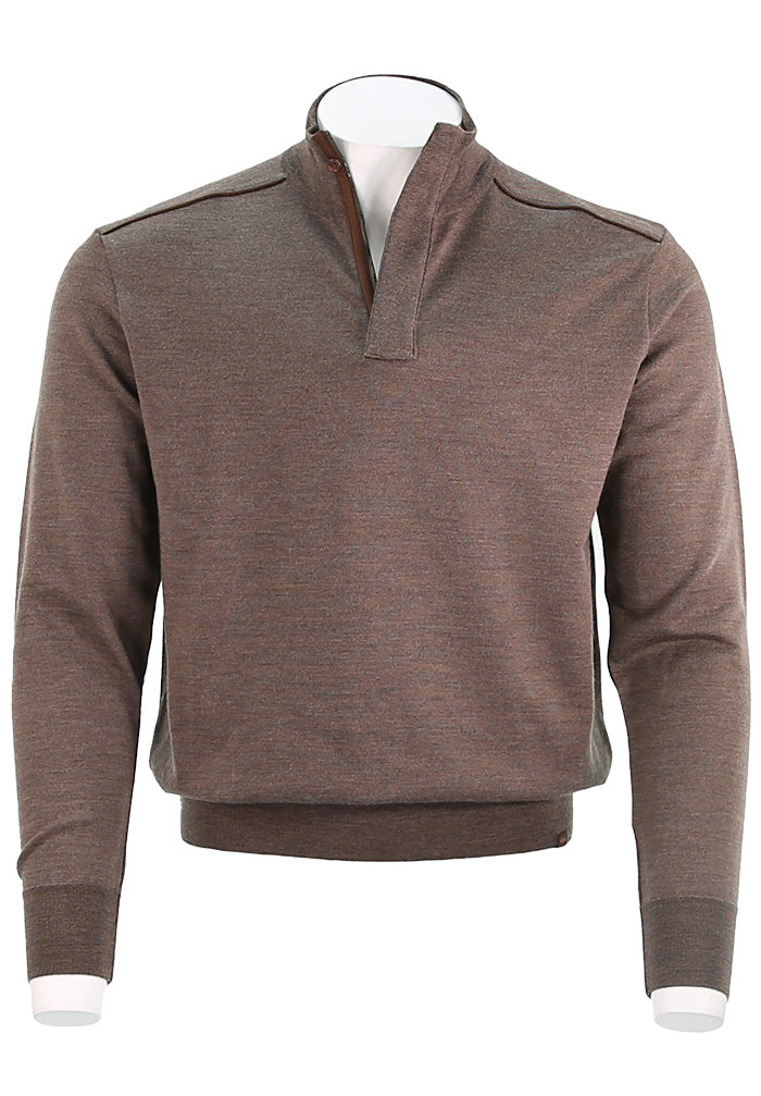Paul & Shark Merino Half Zip Sweater