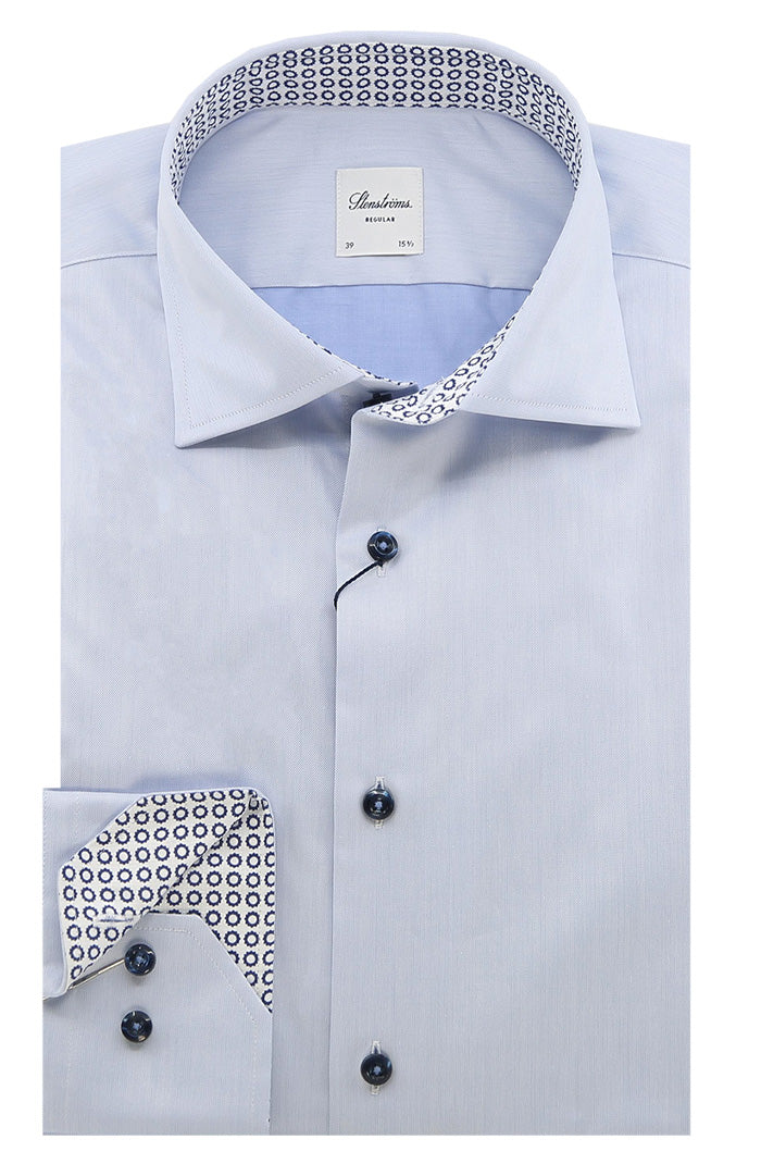 Stenstroms Long Sleeve Shirt For Men In Blue - Mondo Uomo