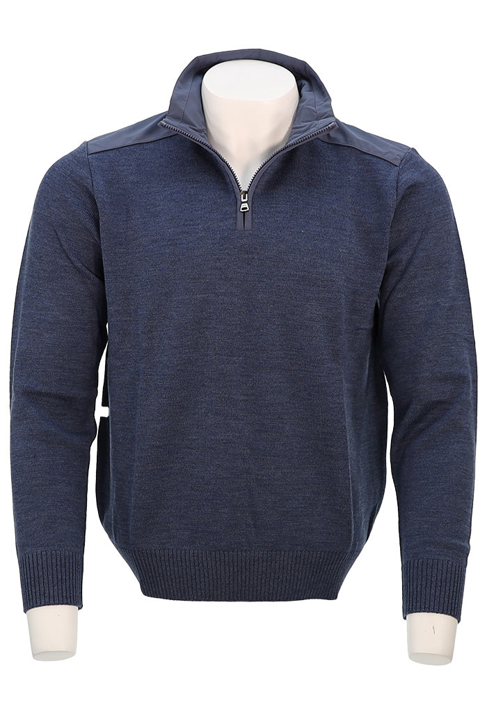 Wool Half Zip Sweater