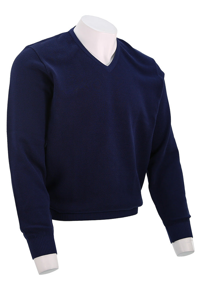 St. Croix Crystal Stitch V Neck