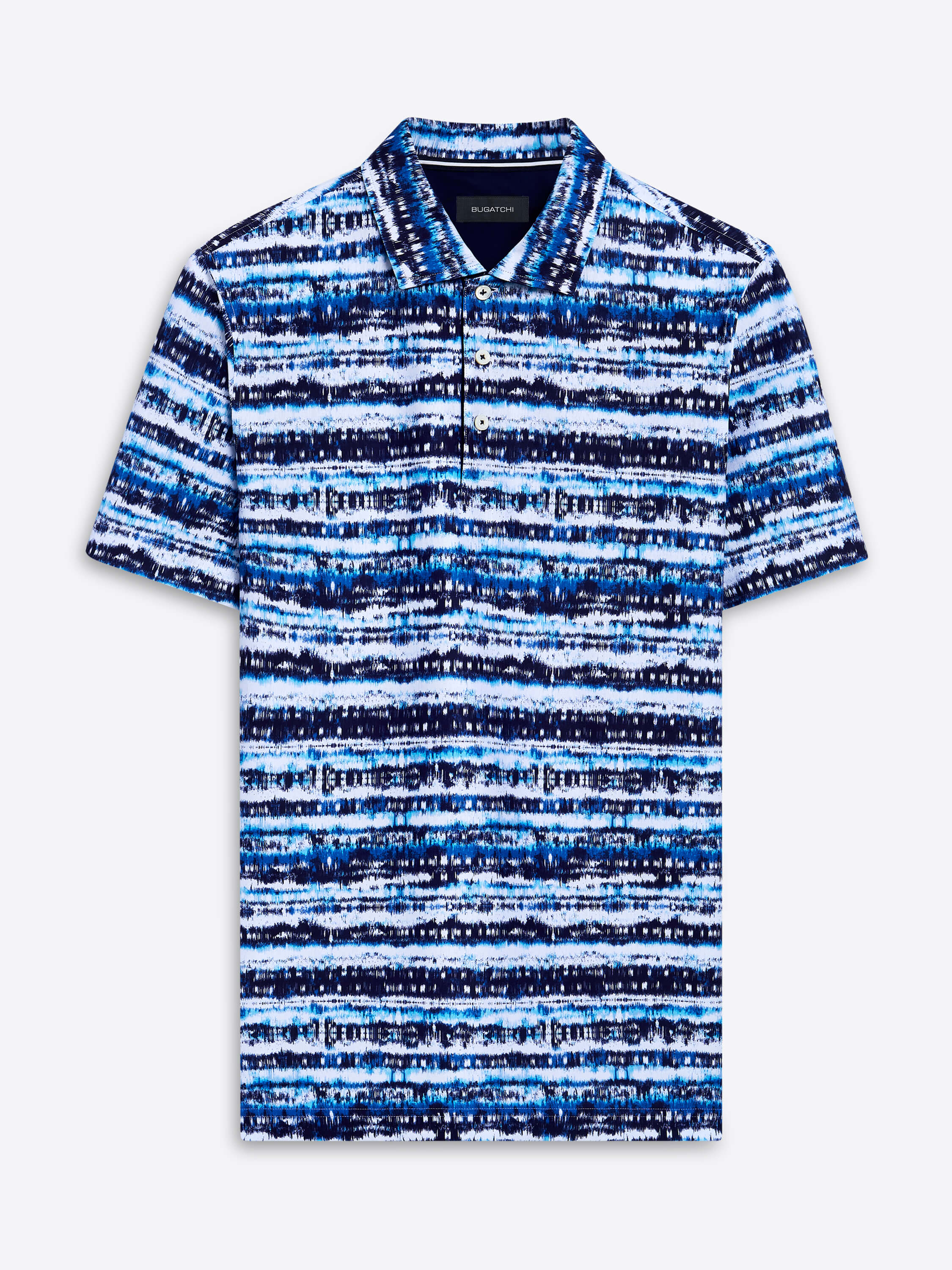 Bugatchi Short Sleeve Digital Polo