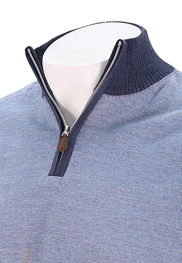 Stenstroms Textured Merino Half Zip