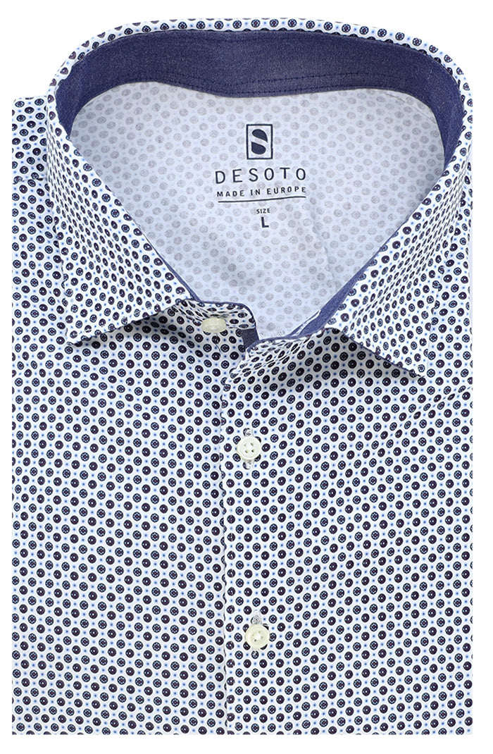 Desoto Jersey Shirt | Geometric Dots