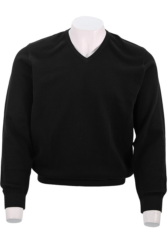 St. Croix Crystal Stitch V Neck