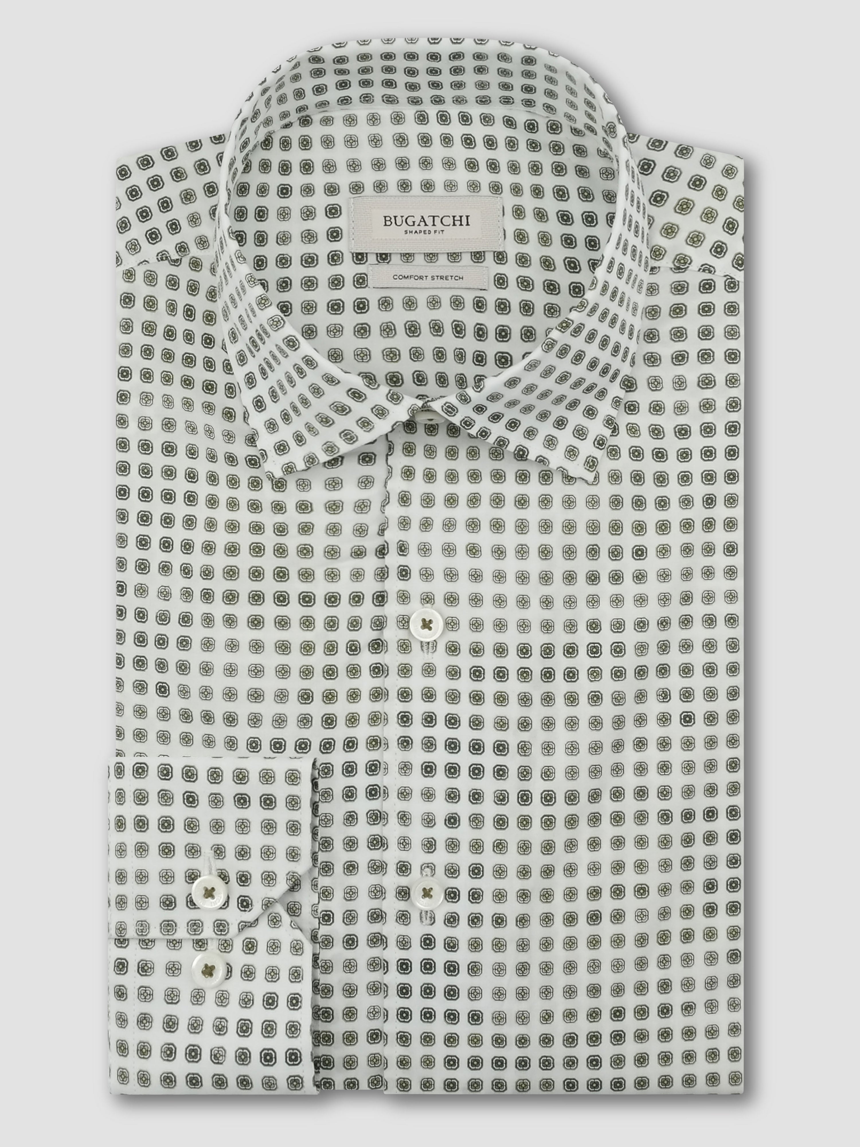 Bugatchi L/S Alvin Shirt, Khaki