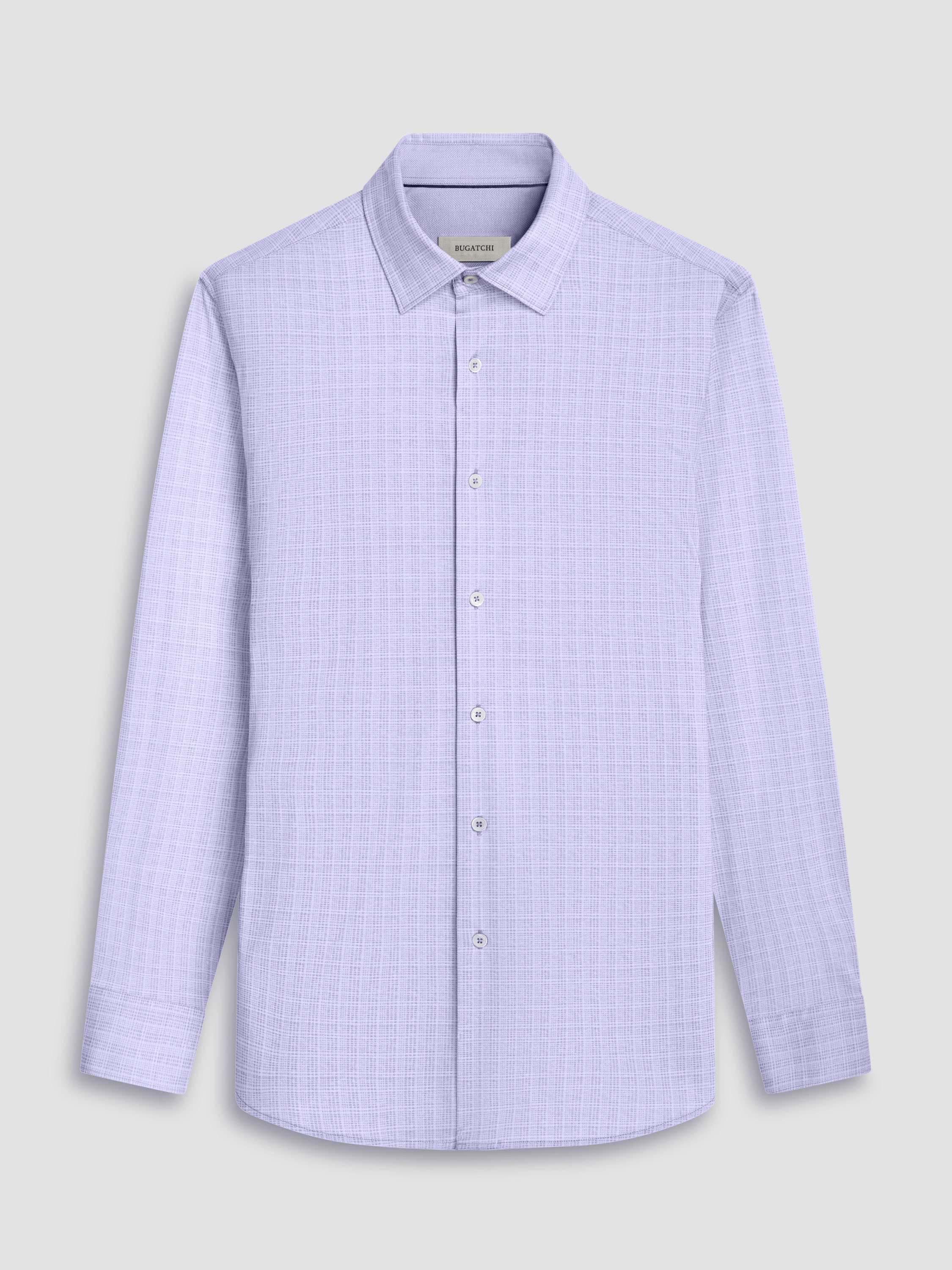 Jimmy Double Sided Plaid/Herringbone OoohCotton Shirt