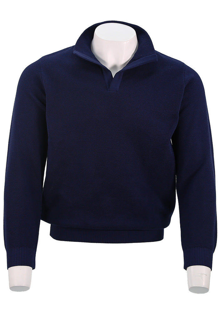 St Croix Open Mock Crystal Stitch  Navy