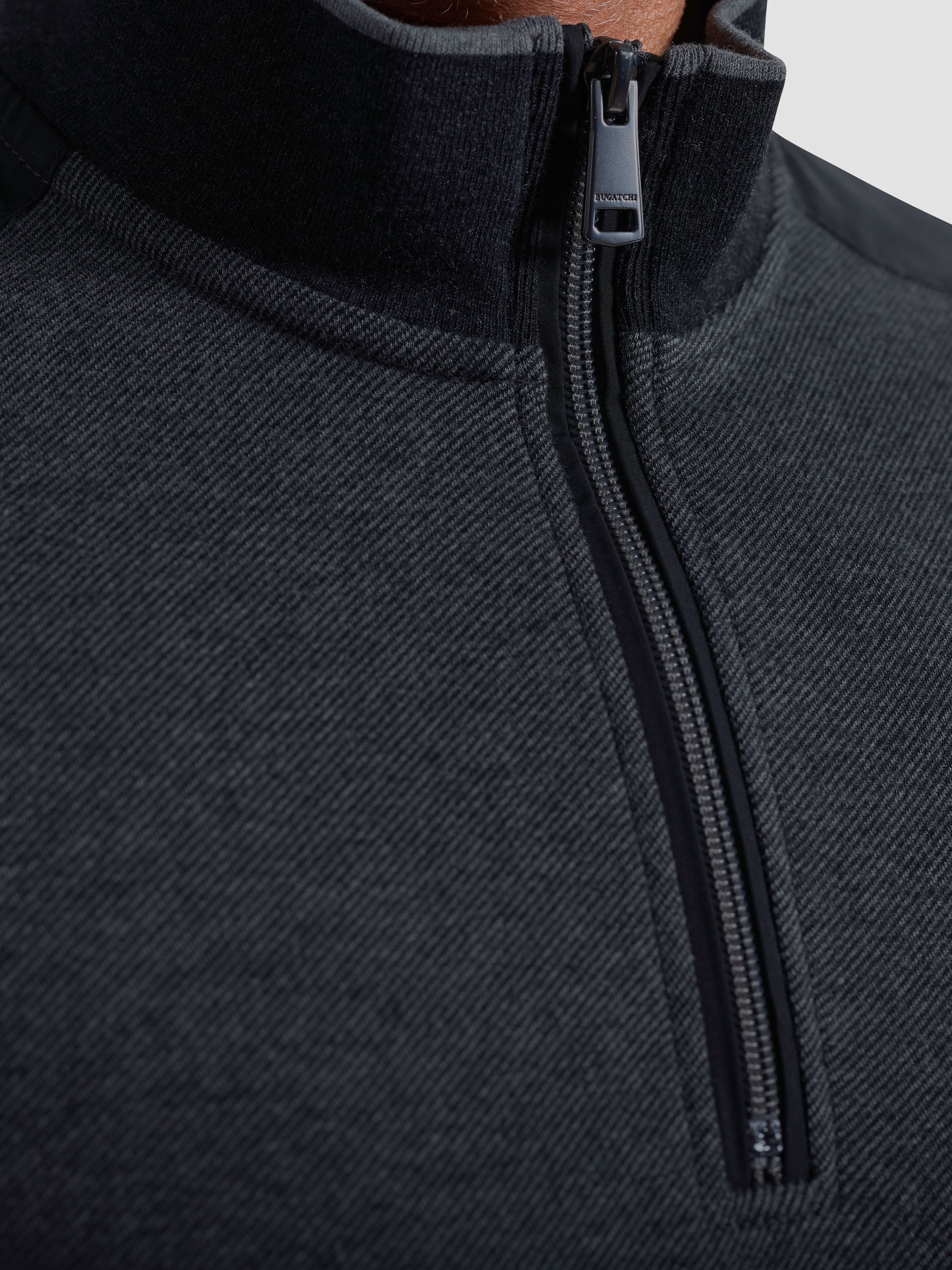 Bugatchi L/S Quarter Zip Knit