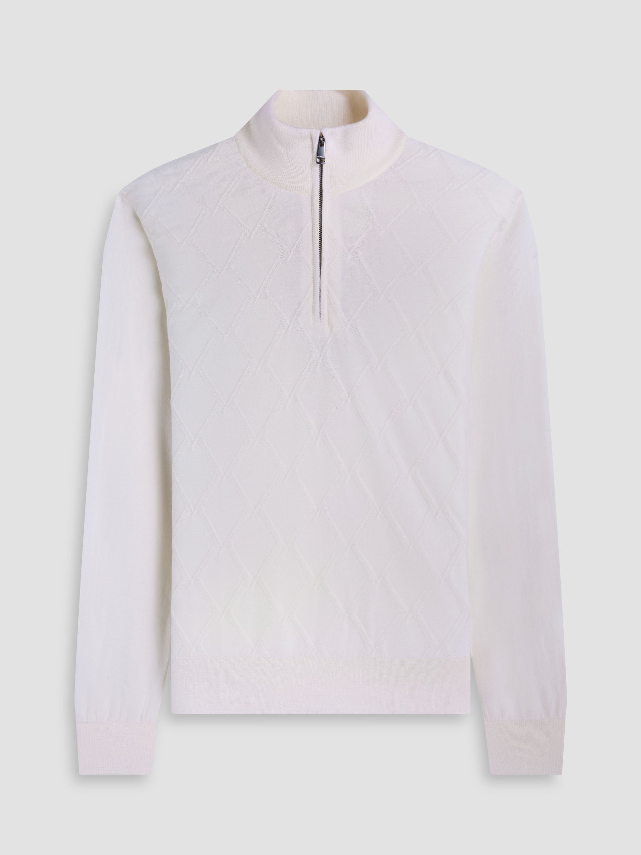 Bugatchi L/S Quarter Zip Sweater