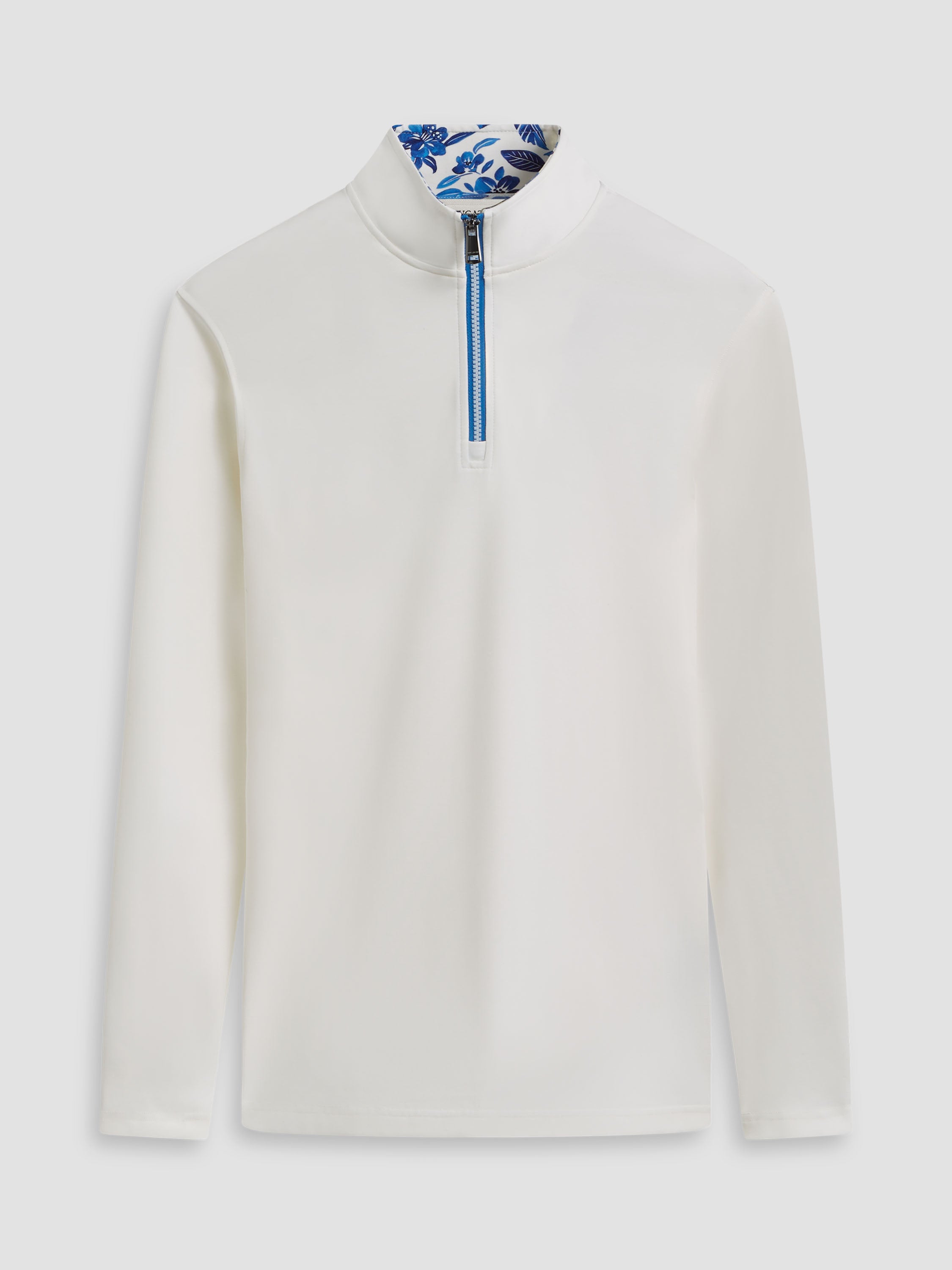 Contrast Performance Quarter-Zip Pullover