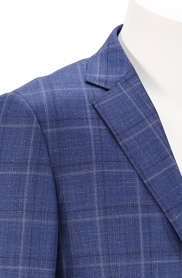 Byron Blue and White Check Sport Coat