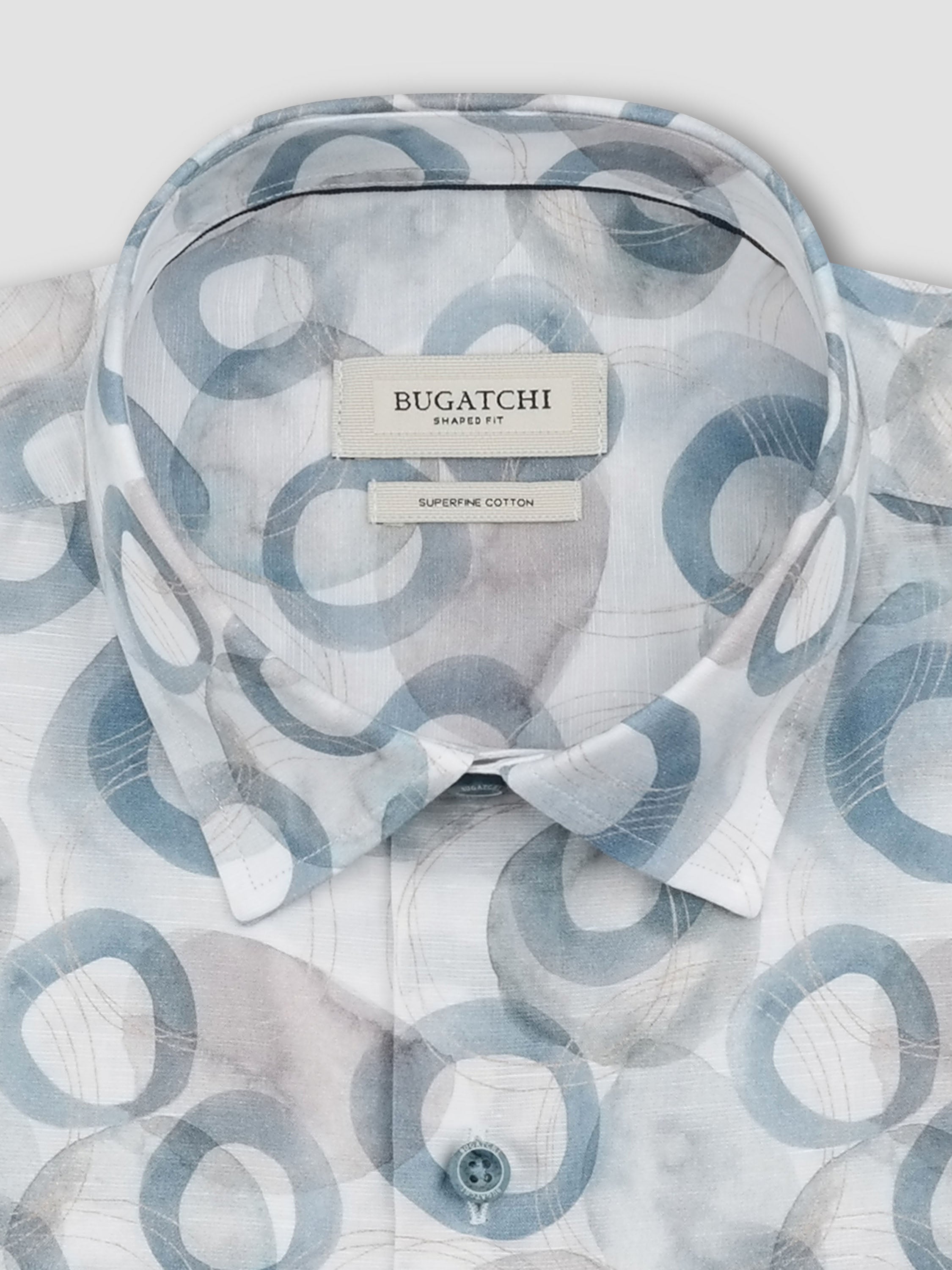 Bugatchi L/S Julian Shirt, Cobalt