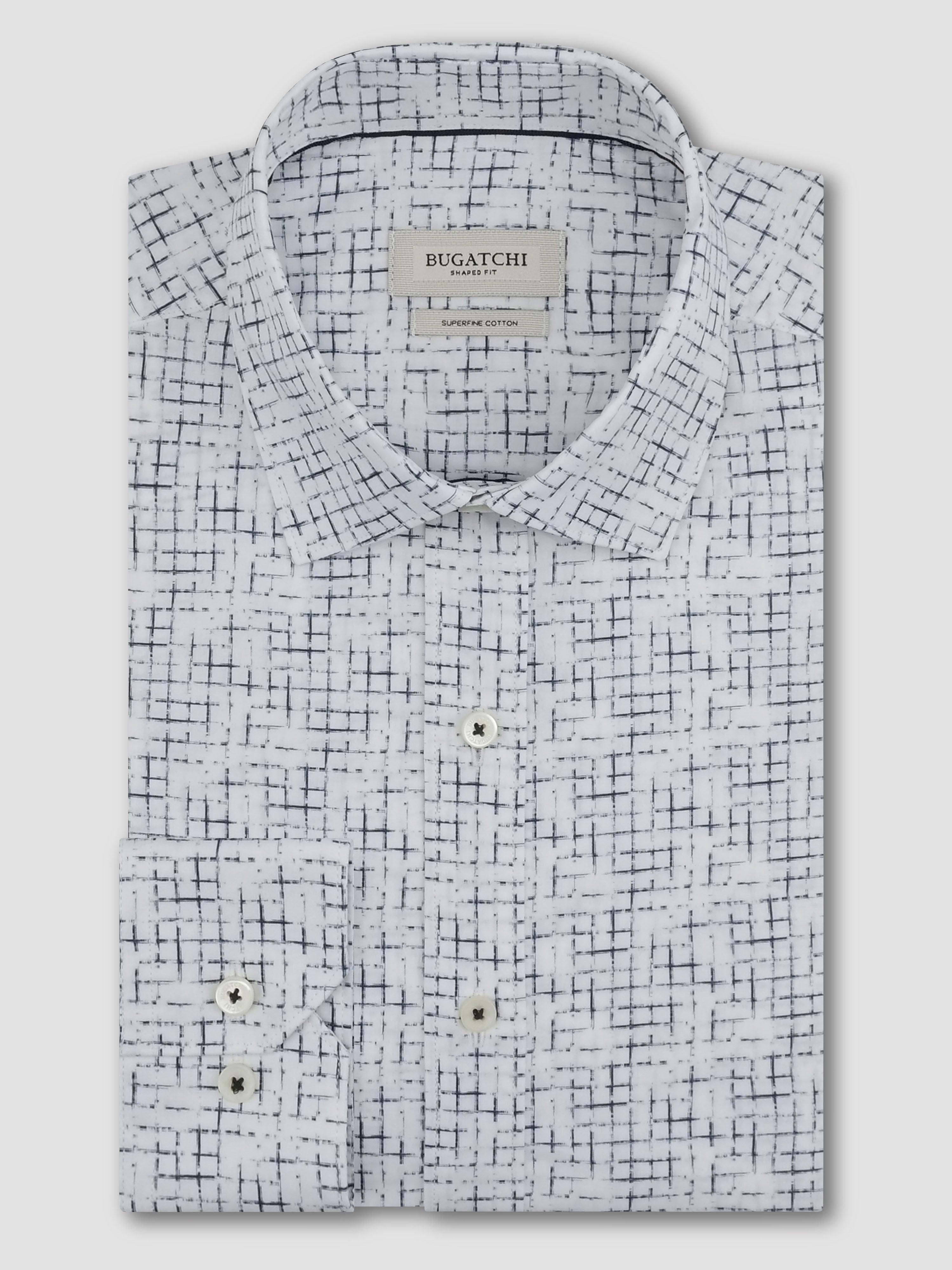 Bugatchi L/S Axel Shirt, Navy