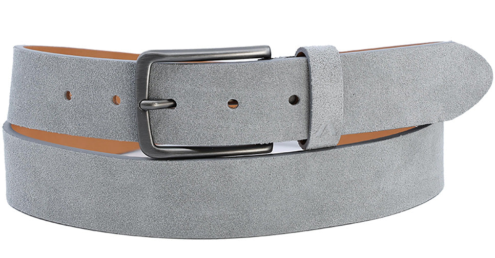 Alberto Harrison Suede Belt | Grey