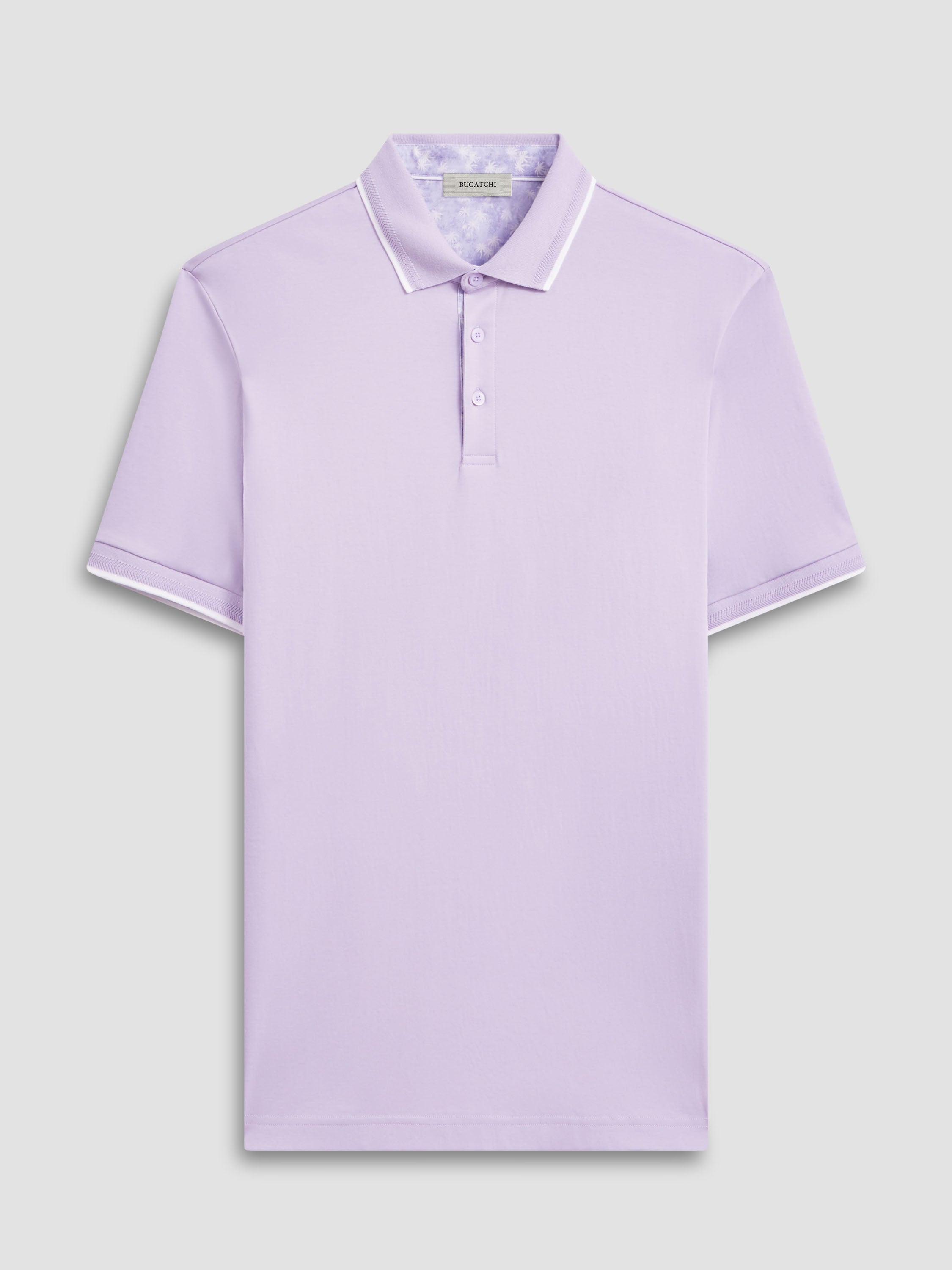 Contrast Three Button Polo