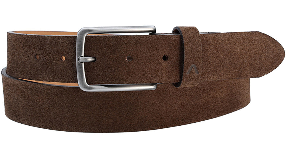 Alberto Harrison Suede Belt | Brown