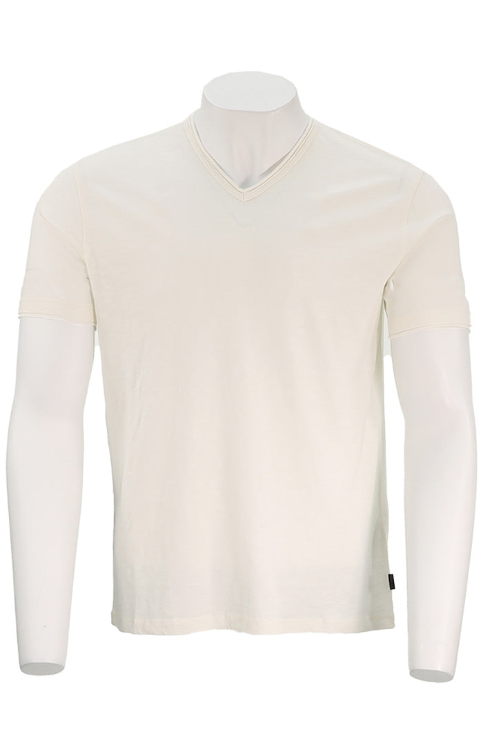 Miles Slub V-Neck | Salt