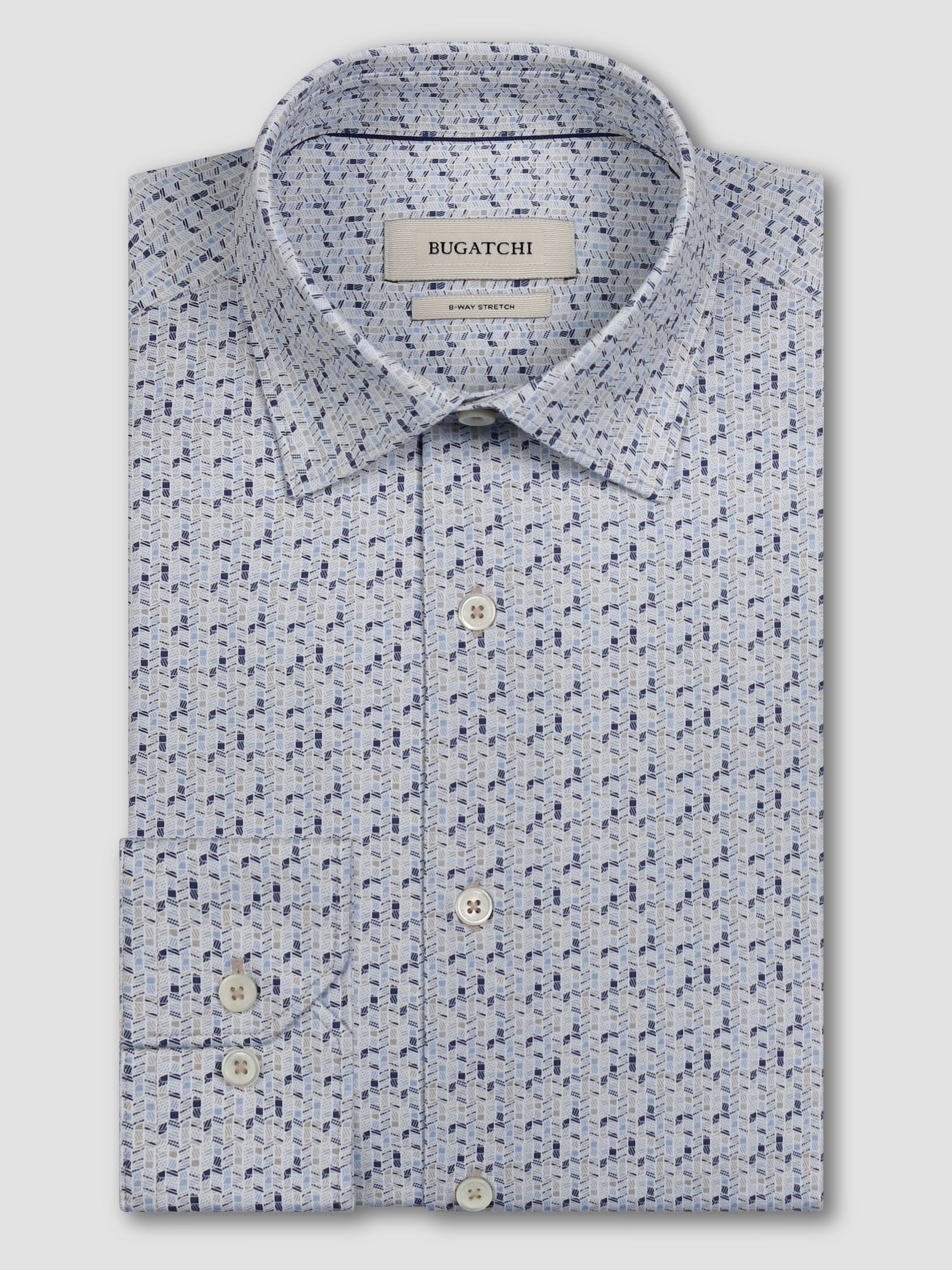 Bugatchi Ooohcotton L/S Shirt, Sand