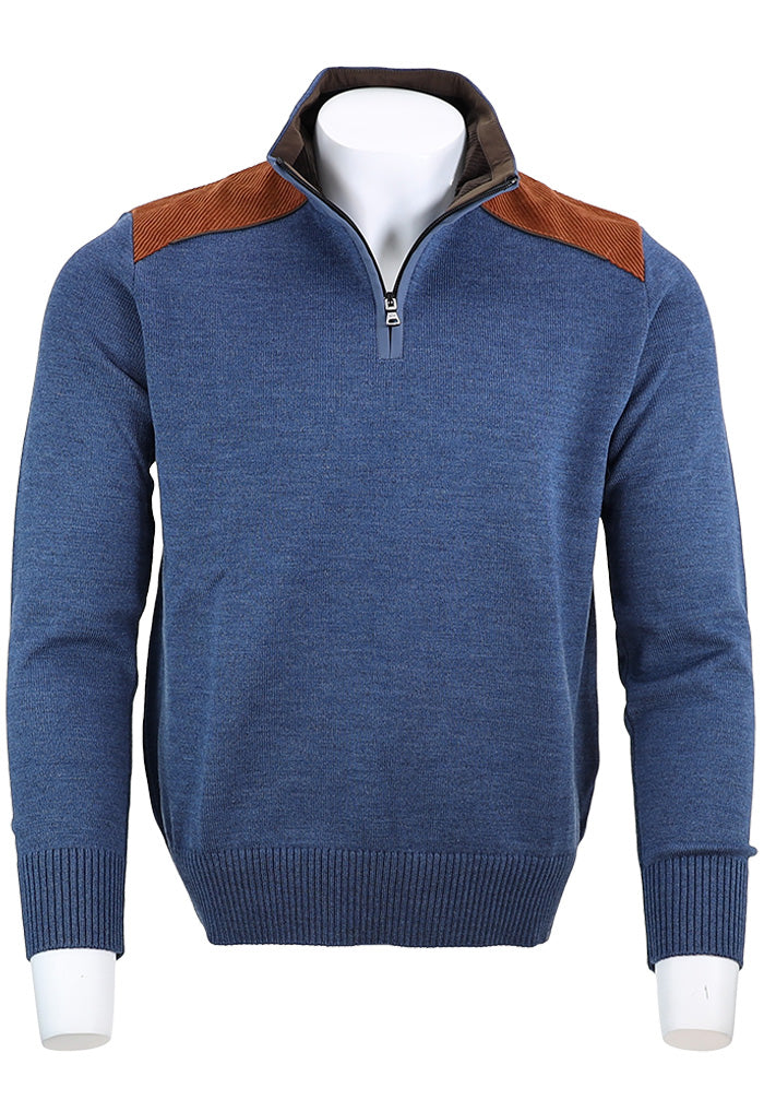 Wool Half Zip Sweater