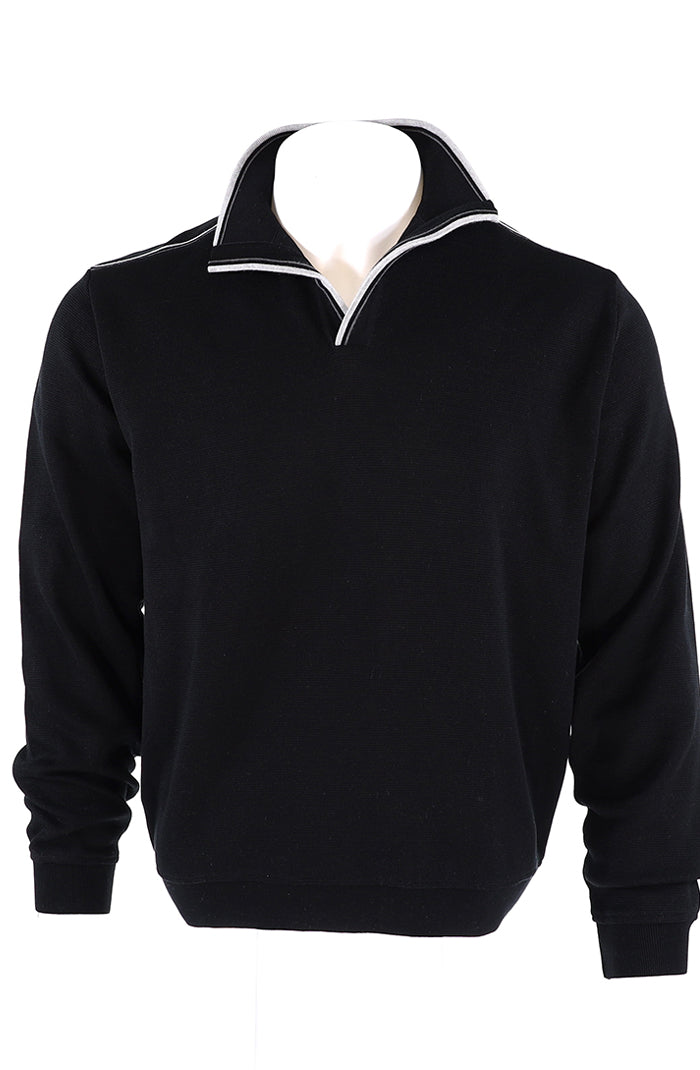 st. croix sweaters, open mock, black, sweater, menswear, st. croix sale