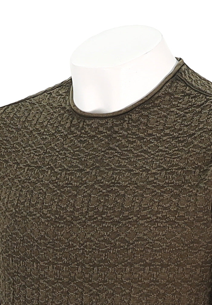 John Varvatos Riley Texture Crew Neck