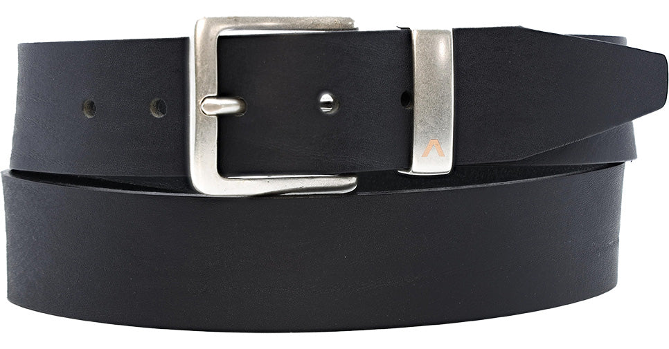 Alberto Oscar Leather Belt | Black