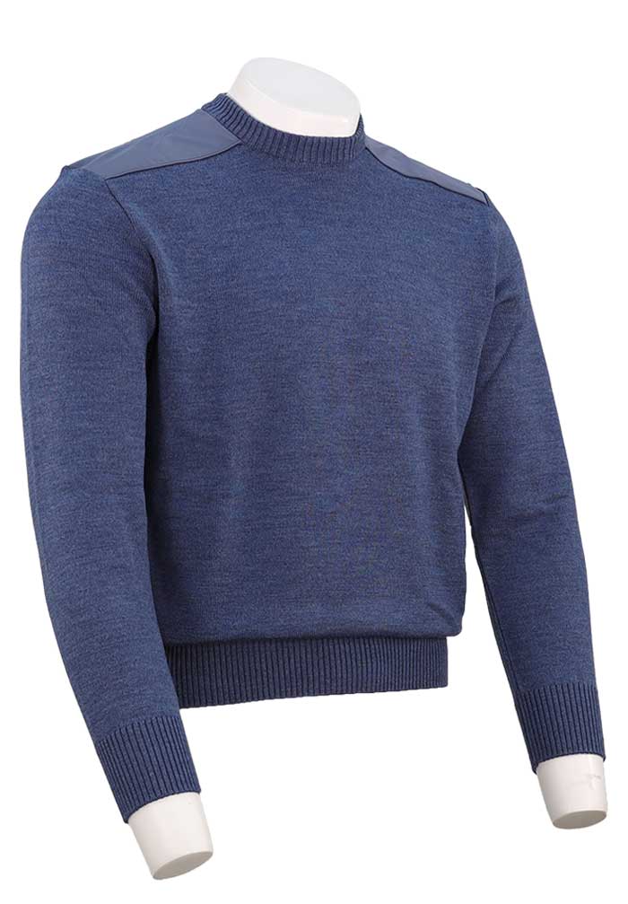 Paul & Shark Typhoon Re4x4 Crewneck, Cadet Blue