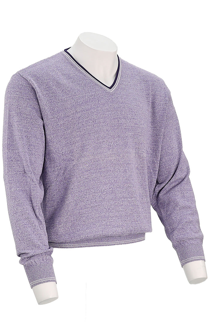 St. Croix Long Sleeve V-Neck with Trim