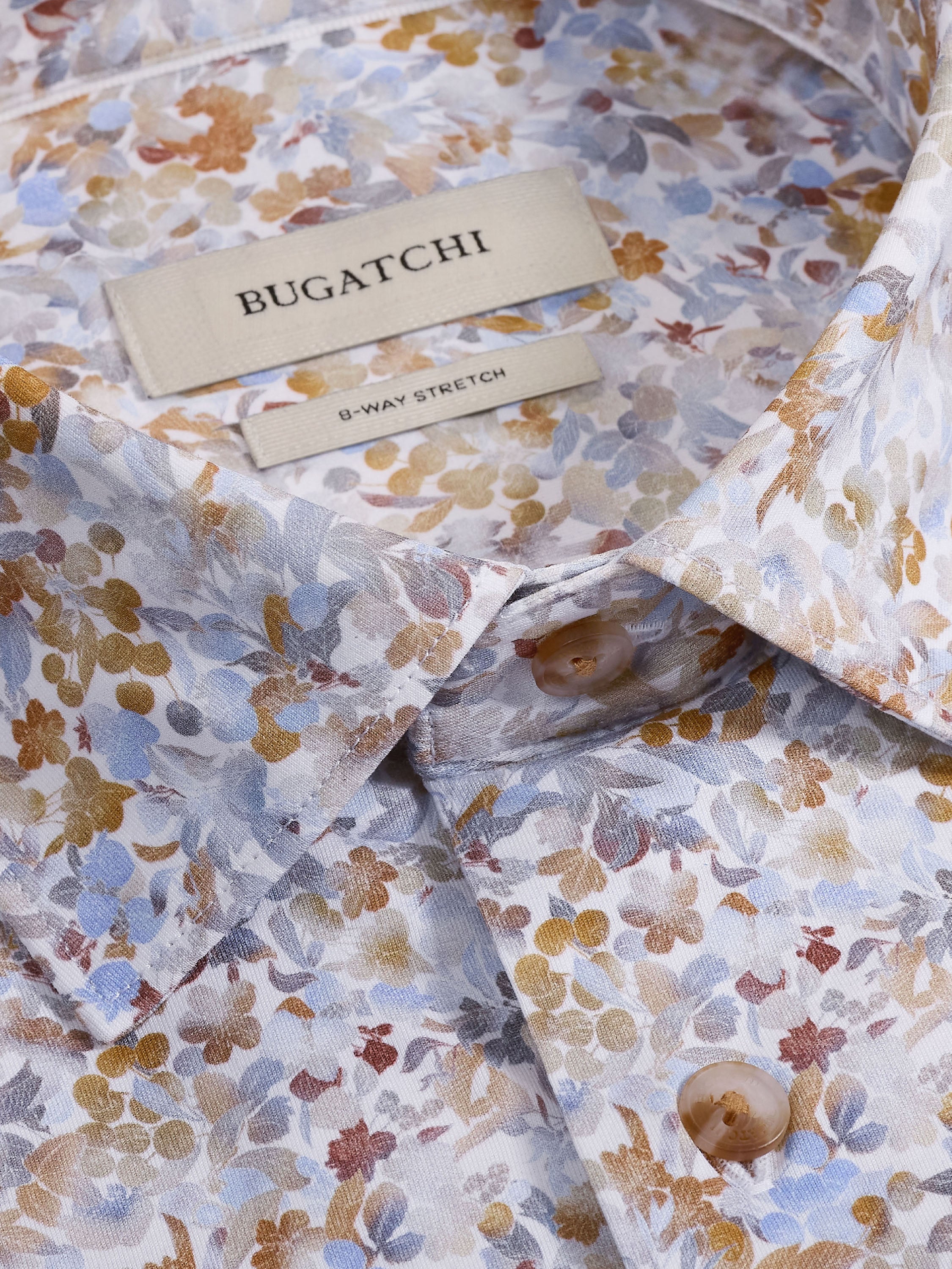 Bugatchi L/S James Shirt, Caramel