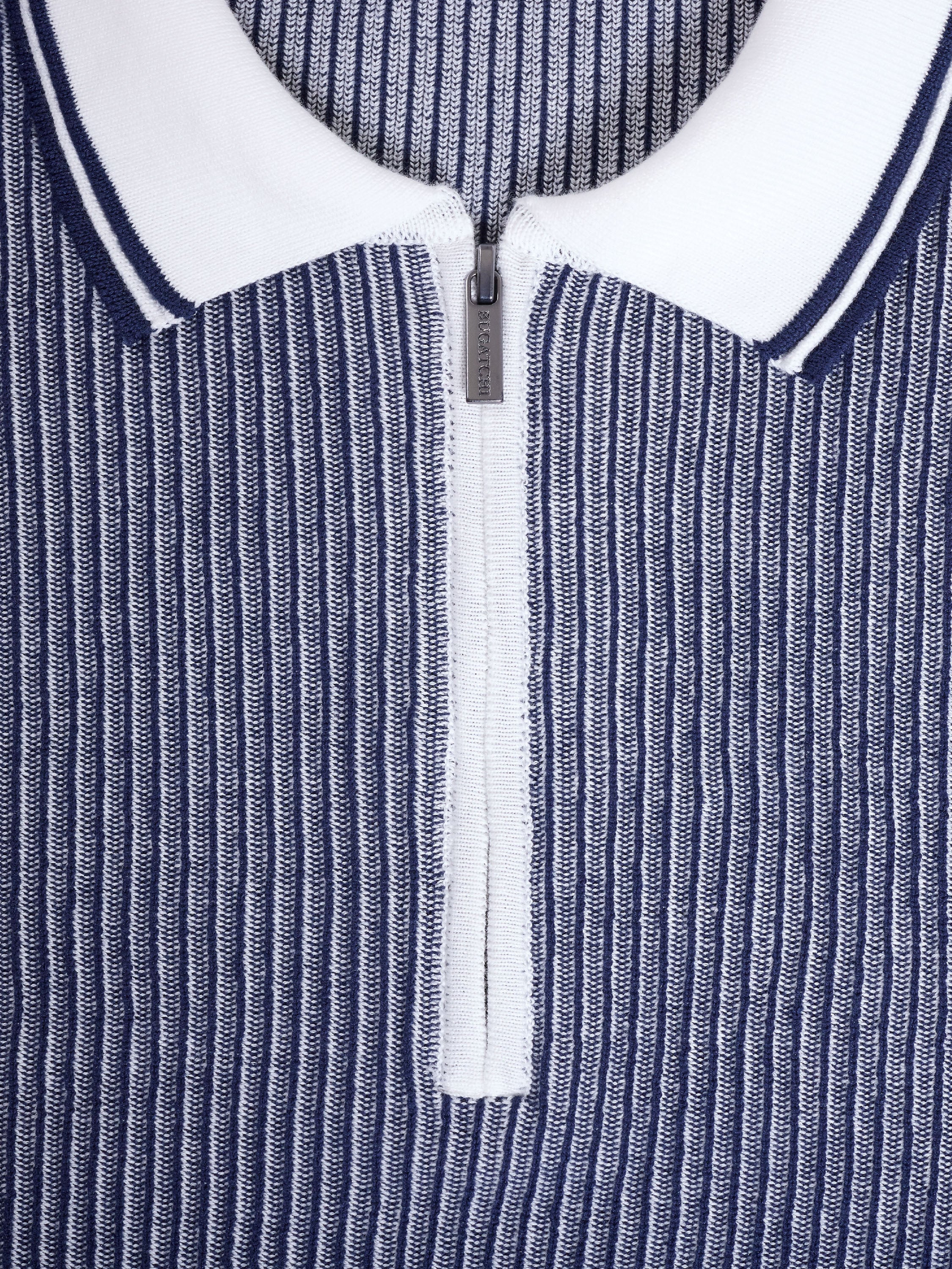 Bugatchi S/S Polo Sweater, Navy