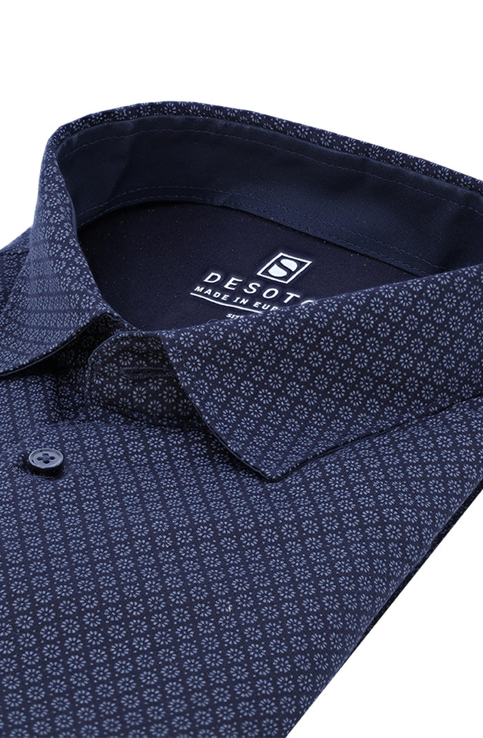 Desoto Jersey Shirt | Geometric Dots