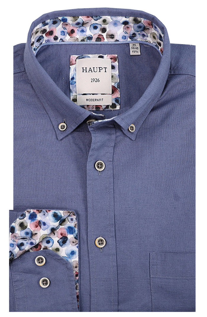 Haupt Long Sleeve Shirt Solid