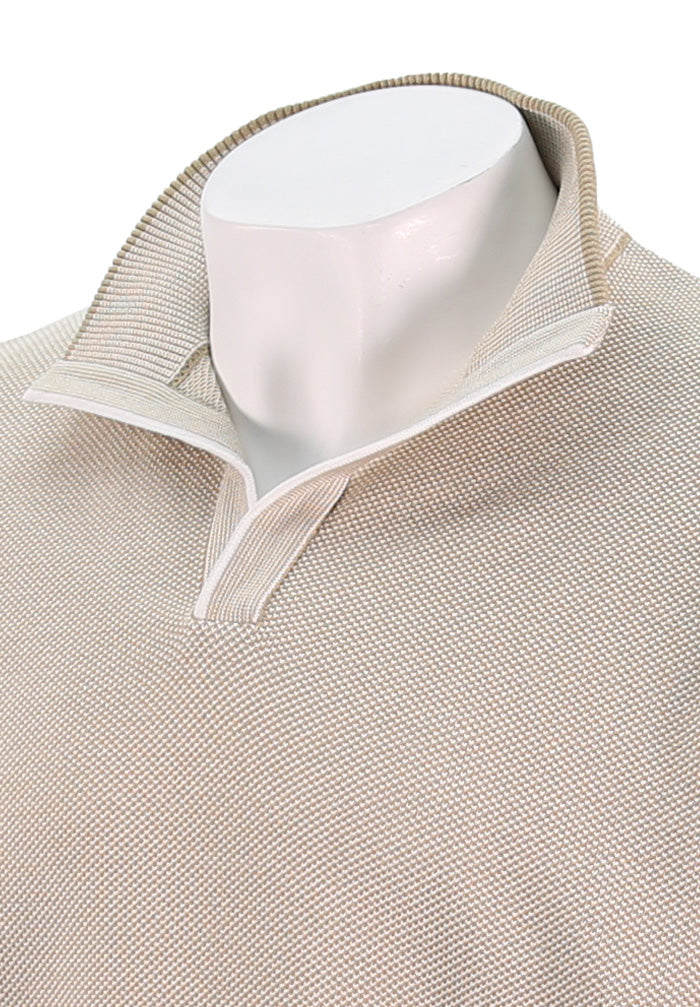 St Croix Open Mock Crystal Stitch  Almond